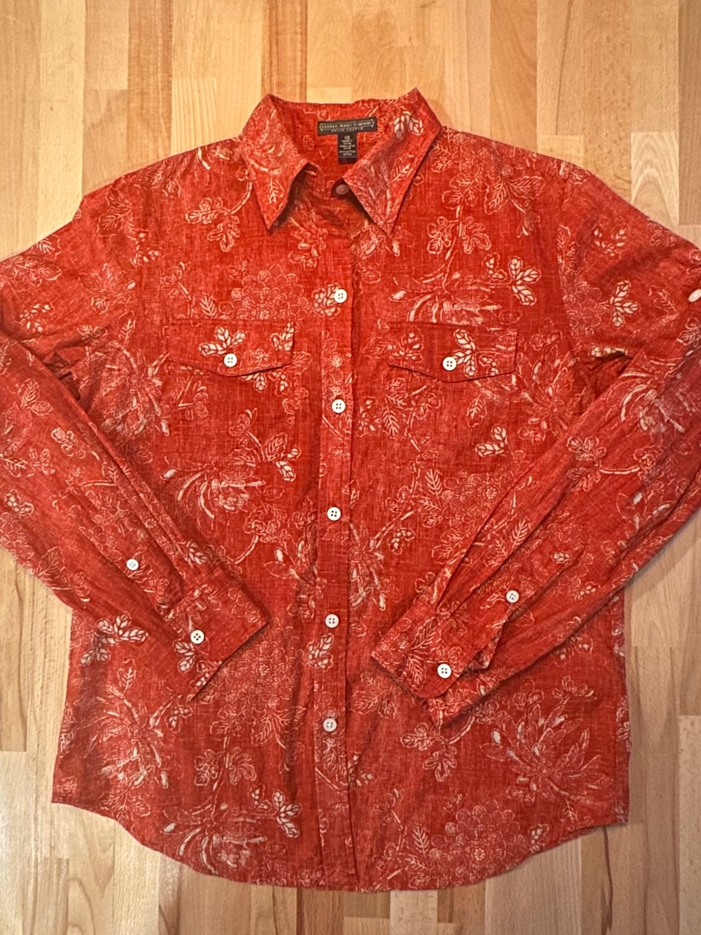 LRL Ralph Lauren 100% Cotton Floral Shirt